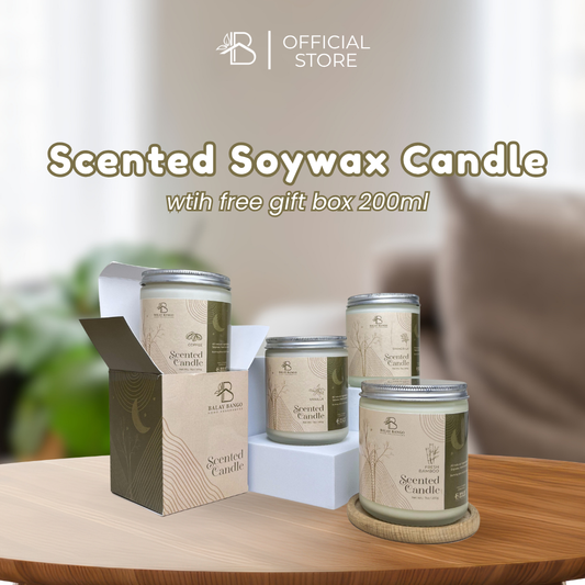 Scented Soy Candle with Free Gift Box
