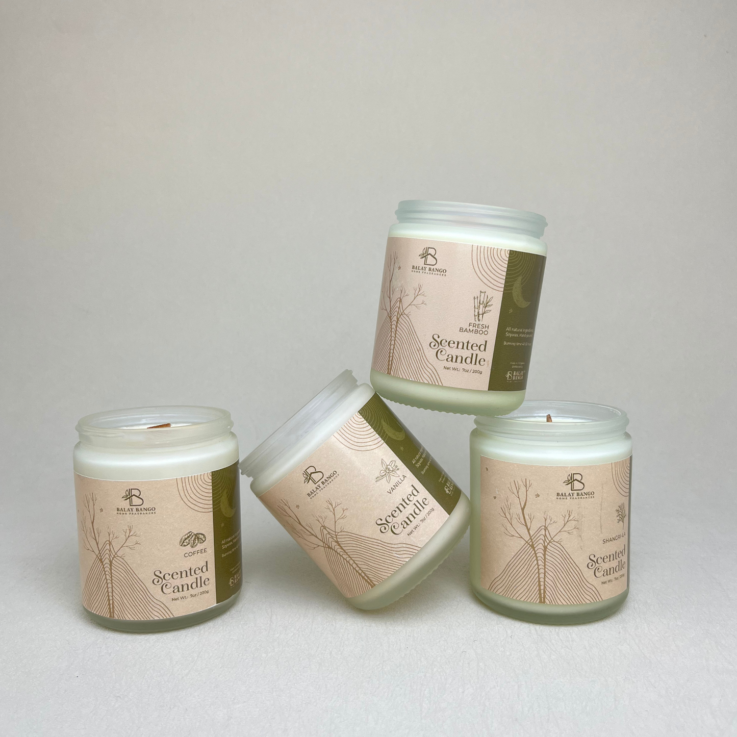 Premium Scented Soy Candle with Free Gift Box