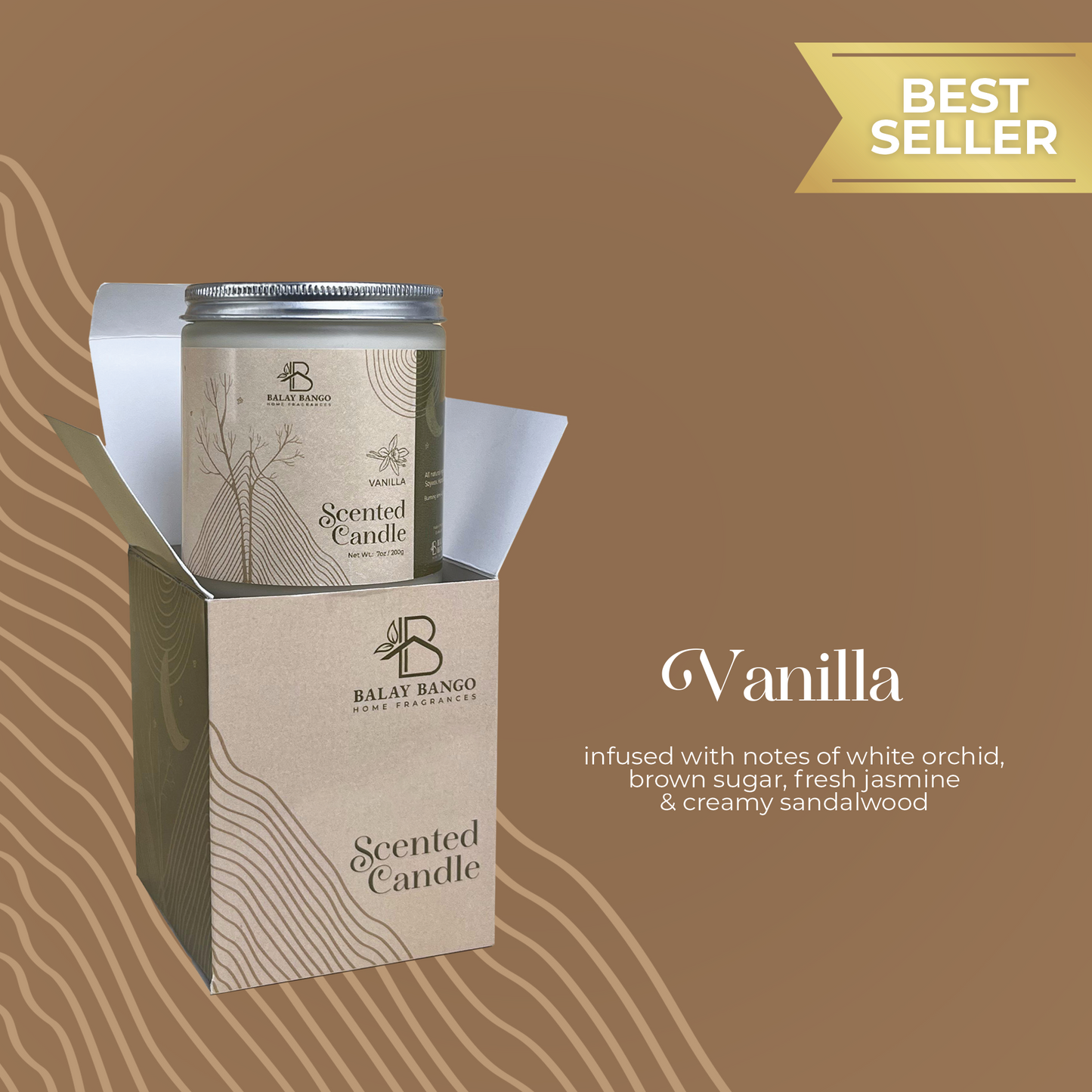 Premium Scented Soy Candle with Free Gift Box